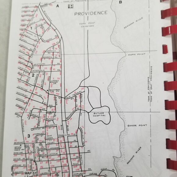 Rhode Island street and address finder guide book softcover bound map book - Picture 7 of 9